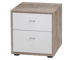 Wiemann 597650 Tokio Nachttisch, Holz, trüffeleiche-nachbildung, 43 x 40 x 42 cm, montiert