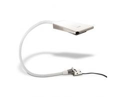 SO-TECH® LED Bettleuchte Luminoso 12V Weiß ohne Netzteil Flexleuchte Leseleuchte Schwanenhalsleuchte