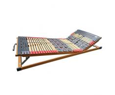 FMP Lattenrost Rhodos KF Komfort | 7 Zonen Lattenrahmen 100x200cm | Verstellbar | Fertig Montiert | Höchste Deutsche Qualität | TÜV Gesichert Gesprüft ID 0000043251