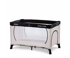 Hauck Kinderreisebett Dream N Play Plus, inkl. Hauck Reisebettmatratze, tragbar und klappbar, 120 x 60 cm, Beige/Grau