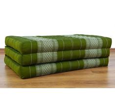 Kinder Klappmatratze aus Kapok, faltbare Naturmatratze, 70 x 140 x 8cm, klappbare Matratze, Faltmatratze