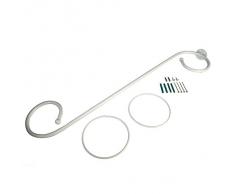 Himmelbett-Set Baldachin Betthimmel Himmelstange weiß