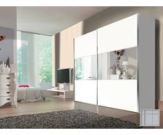 möbelando Schwebetürenschrank Schlafzimmerschrank Schrank Kleiderschrank Aurora II (Breite: 250 cm)
