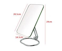 Tragbarer Schminkspiegel, faltender Wandbehang Princess Vanity Mirror, HD-Schlafzimmerspiegel