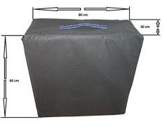 Natalia Spzoo Aufbewahrungstasche für klappmatratze, Allzwecktasche (Grau-Matratze: 198x80x10cm)