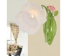 HOME UK-Blumen und Gartenbeleuchtung leuchtet Eisen Wandleuchte Wohnzimmer Restaurant Schlafzimmerspiegel Frontlampe Nachttischlampe