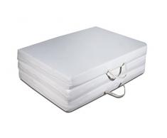 EvergreenWeb Kleine Einzel Matratze Futon Easy, Faltbar, Spart Platz, 80x200cm