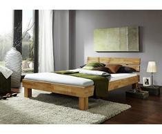 Futonbett Judith Kernbuche Massiv geölt Breite 140cm Neu exsopo