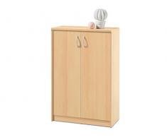 möbelando Kommode Beistellschrank Anrichte Standschrank Holzkommode Schrank Olli II Buche