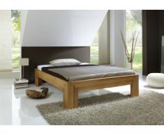 Stella_B DaMi Holzbett Massivholz-Bett in Kernbuche - Metallfreies Stecksystem - Doppelbett, 160 x 200 cm