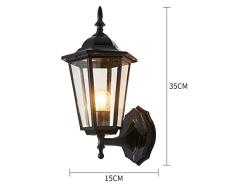ZGYQGOO LED Wandleuchten Wandleuchte Leuchte Up Down The Balcony Wandleuchten Wasserdicht Antik Nachttisch LED The Road Korridor Wandleuchten Außenterrasse Aluminium Außenwandleuchten, 150mm350mm