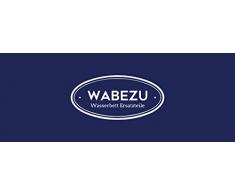 WABEZU Einzelner Dual Wasserkern Wasserbettmatratze 100x220 cm für 200x220 cm Softside Wasserbett (F4 90% Beruhigung)