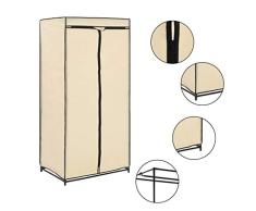 N/O Viel Spaß beim Einkaufen mit Kleiderschrank Creme 75×50×160 cm