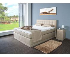 Aukona International Helena Boxspringbett 120x200 7-Zonen Taschenfederkern