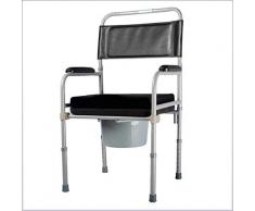 TWL LTD-Wheelchairs Multifunktionsstuhl Kommode Höhenverstellbar Nachtkommoden Sitz Medizinische Hilfe Mobilitätshilfe für Erwachsene Medizinischer Stuhl Ältere & Amp; Amp; Behinderung
