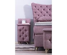 Aukona International Viktoria Boxspringbett 180x200, 7-Zonen Taschenfederkern, Härtegrad H2, H3, H4, Komfort Topper, Kostenlose Anlieferung und Aufbau, Hotelbett, Doppelbett, Polsterbett