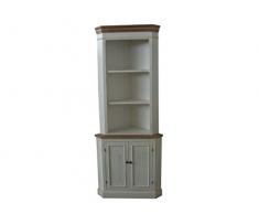Eckschrank Eckregal Landhaus Shabby Ecke Kommode Konsole Ablage Corner