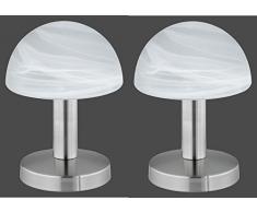 deine-tante-emma 2er - Set 599000107 Tischleuchte Tischlampe Nachttischleuchte Touch - Me