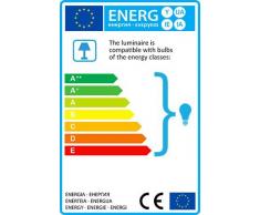 QAZQA Design / Modern / Wandleuchte Sandy quadratisch weiß/ 2-flammig / Innenbeleuchtung / Wohnzimmer / Schlafzimmer / Küche / Up & Down Metall Rechteckig LED geeignet GU10 Max. 2 x 50 Watt