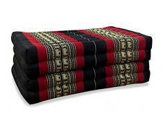 livasia Asia WOHNSTUDIO KLAPPMATRATZE, Klappmatratze aus Kapok, Naturmatratze, Faltbare Gästematratze, klappbare Matratze, asiatische Faltmatratze