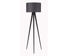 Modernluci Stehlampe Stativ nobel Tripod, Stehleuchte Standleuchte für Wohnzimmer Schlafzimmer Büro Empfang, Skandinavischer Stil, 150 cm Höhe
