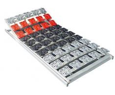 Supply24 5 Zonen Teller Lattenrost/Tellerfeder Lattenrahmen 80/90 x 100 x 190/200 cm Kopfteil und Fußteil verstellbar Tellerlattenrost/Tellerlattenrahmen günstig
