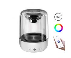 Lichtwecker Wake up Licht mit Bluetooth Lautsprecher, 160 Millionen Farben dimmbares Nachtlicht,Nachttischlampe mit Touchfunktion,Nachttischleuchte für Schlafzimmer