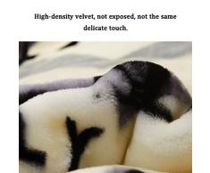 Decke Nap Blanket Winter-Thick Doppel Coral Fleece for Schlafsofa Sofa Auto Little (Color : Stitching)
