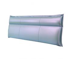 ANHPI-Cushion Kopfteil Rückenlehnen Bettsofa Einfaches Leder Zweistufiges Design Kopfteil gepolstert Komfortabel Lendenkissen, 5 Farben, 5 Größen (Color : 2#, Size : 180x10x60cm)