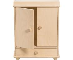 Puppen-Kleiderschrank Birke (46 x 26 cm)