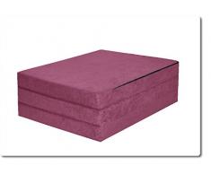 FORTISLINE Klappmatratze Gästematratze 19. Violett L - 195x80x9cm W389_19
