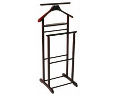 HAKU Möbel 30869 Herrendiener 47 x 36 x 102 cm, tabak