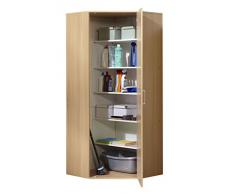 WILMES 40135-23 0 23 Eckschrank Ronny Buche Dekor Melamin, 75 x 178 x 75 cm