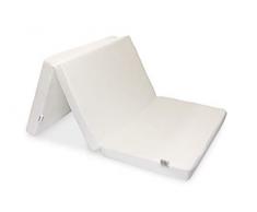 Kinder Klappmatratze Faltmatratze 120x60x6 cm 3-teilig faltbar von UNITED-KIDS, div. Farben, Farbe:Grau