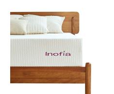 Inofia Matratze 90x200 Memory Foam Matratze Kaltschaummatratze H3 Höhe 20cm Weiß,waschbar Bezug für Allergiker,Lavendel,ÖKO-TEX® 100,100 Nächte Probeschlafen,10 Jahre Garantie(90 x 200 cm)