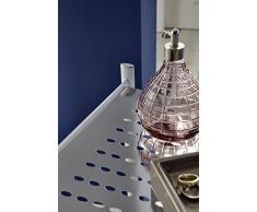 HAKU Möbel 45349 Badregal, 35 x 40 x 103 cm, weiß / chrom