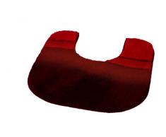 Kleine Wolke 5476451129 WC-Vorleger Siesta, 55 x 55 cm, weinrot