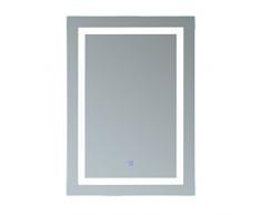 HOMCOM Lichtspiegel LED Spiegel Badspiegel Badezimmerspiegel Wandspiegel (50 x 70 x 4cm)