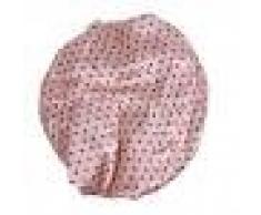 Wiederverwendbar Haarabdeckung Badehaube Badekappe Schwimmhaube Duschhaube für Lange Haare - Kaffee-Punkte, 140cm