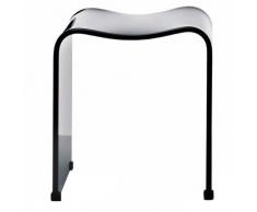 Decor Walther 0506860 DW 80 Badhocker Acryl, schwarz
