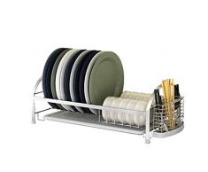 M@MKJ Küchenregal Organizer Standbecken Halter Ablage Ablage für Teller Schüssel Tasse Geschirr Regal Korb