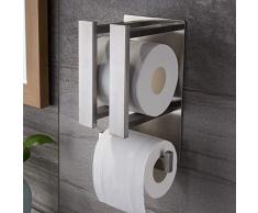 Ruicer Toilettenpapierhalter Selbstklebend Klopapierhalter ohne Bohren Ersatzrollenhalter Edelstahl WC Papierhalter