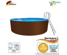 Stahlwandbecken 8,00 x 1,25 Rundpool Stahlwandpool 8 m Swimmingpool Schwimmbecken 8,0 x 1,2 Folienpool Fertigpool rund Pool Sets Aufstellbecken Pools Einbaubecken Aufstellpool 800 Aussenpool Set