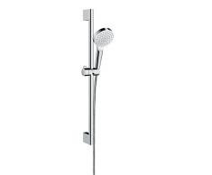 hansgrohe Crometta wassersparendes Brauseset 0,65m, weiß/chrom