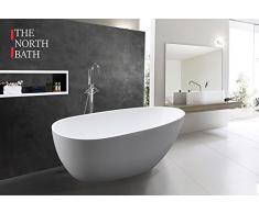 Freistehende Badewanne The North Bath LOKI 150x75 cm Acryl Oval