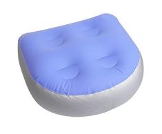 Ainstsk Spa und Whirlpool Booster Sitz mit Saugnäpfen, weiches aufblasbares Rückenstützkissen, bequemes Badewannenauflage, Whirlpool-Kissen, nicht null, siehe abbildung, Free Size