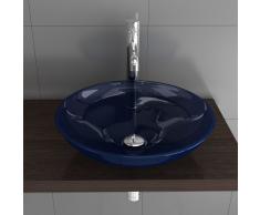 Alpenberger Blauglas Glaswaschschale Ø 46 cm