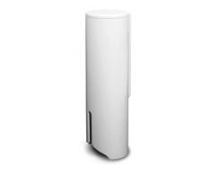 Fackelmann 86910 Wattepad-Spender, Kunststoff, weiß
