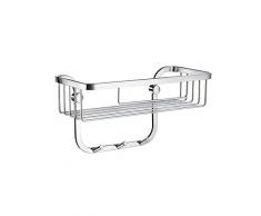 Smedbo Sideline Dusche Korb mit 3Â Haken, Silber