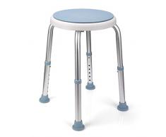 Excellentas Duschhocker Duschstuhl Duschsitz Badestuhl Badezimmerhocker Badhocker Badsitz höhenverstllbar belastbar für Senioren eingeschränkte Personen ältere Menschen Schwanger Kinder etc